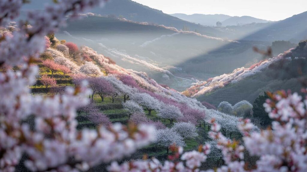 cereza picota en el valle del Jerte