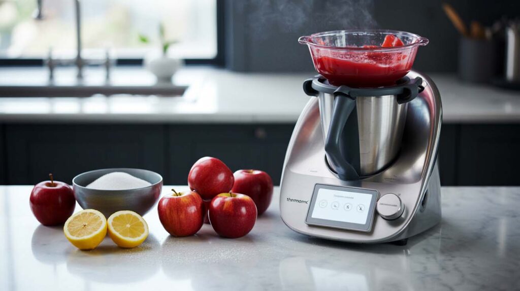 Uso de la Thermomix para mermelada de manzana