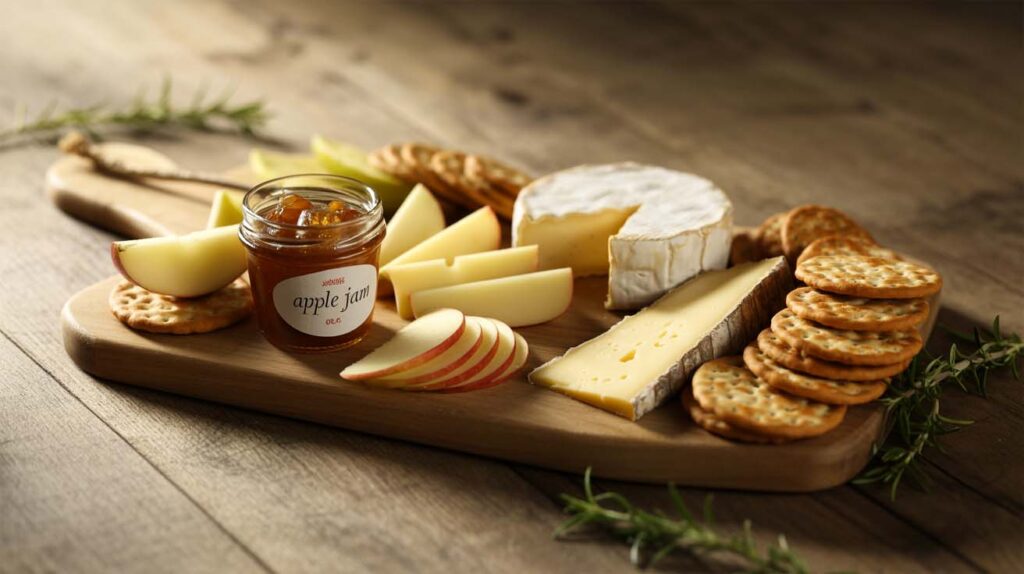 Acompañar la mermelada_ postres y tablas de queso