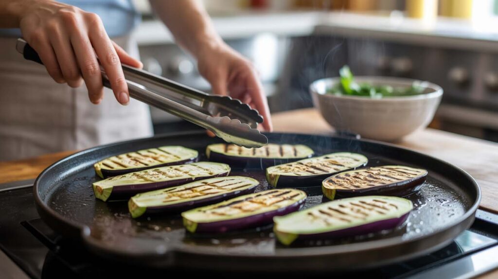 cocinar berenjenas a la plancha