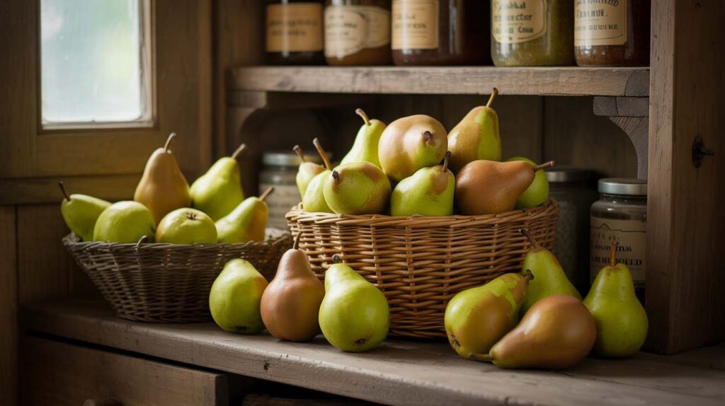 Conservacion y almacenamiento de las peras conference