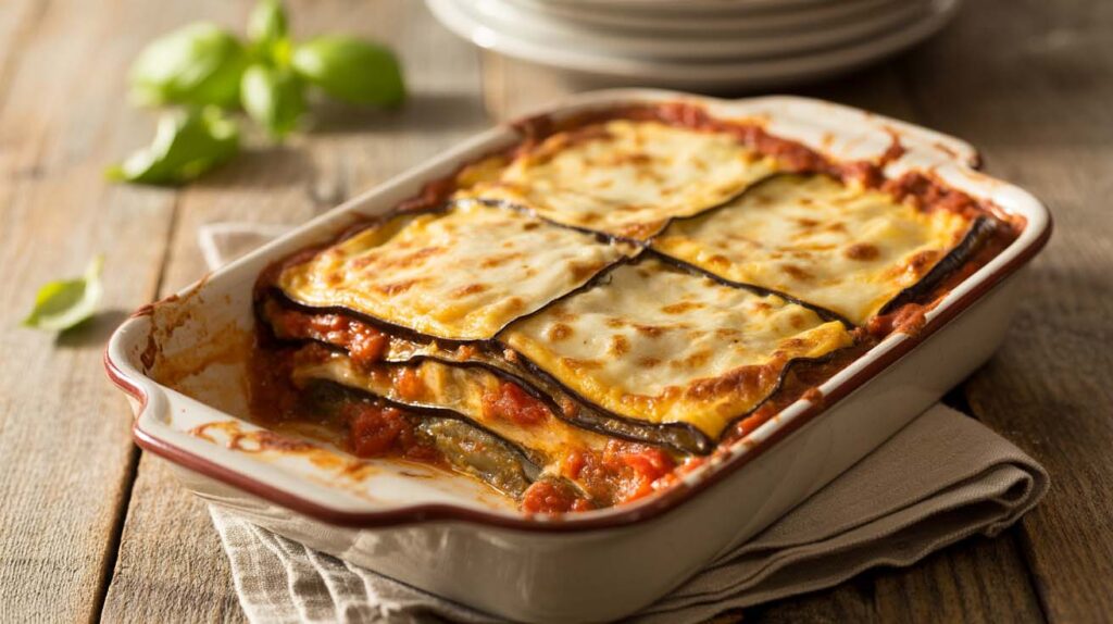 Lasaña de berenjenas