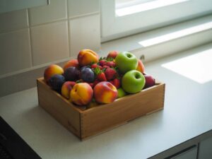 caja de fruta fresh y sostenible