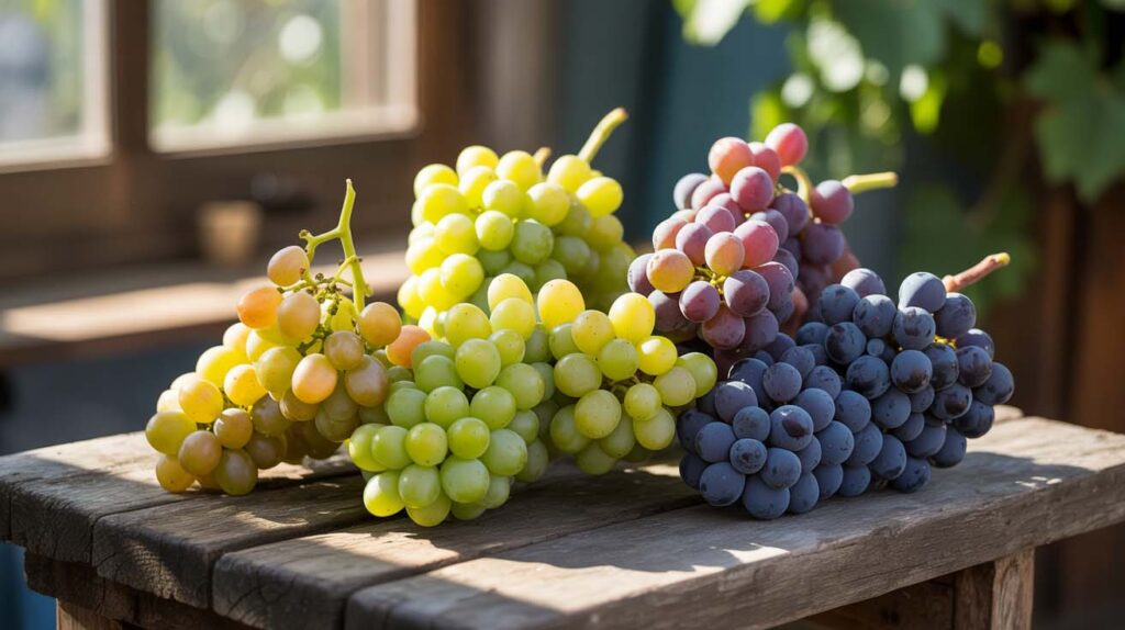 Variedades principales de uvas moscatel