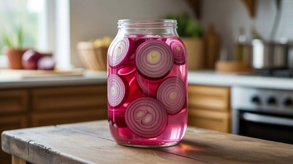 Cebolla morada encurtida