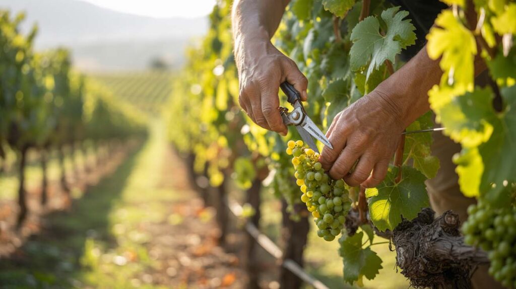 Produccion y cultivo de la uva moscatel