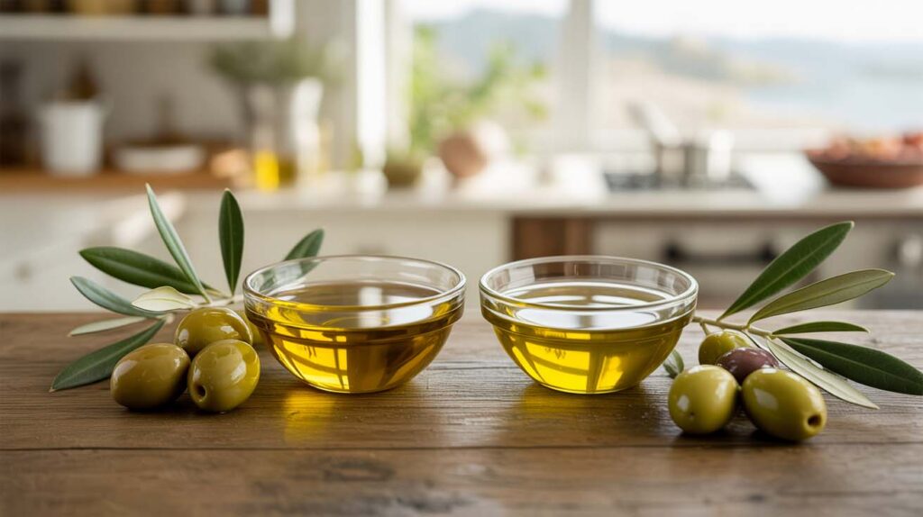 diferencia aceite de oliva y AOVE